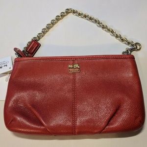 COACH MADISON LEATHER CHAIN WRISTLET STYLE 48669